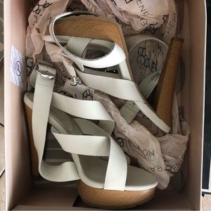 BCBGeneration Besito Panna Vanchetta platform heels